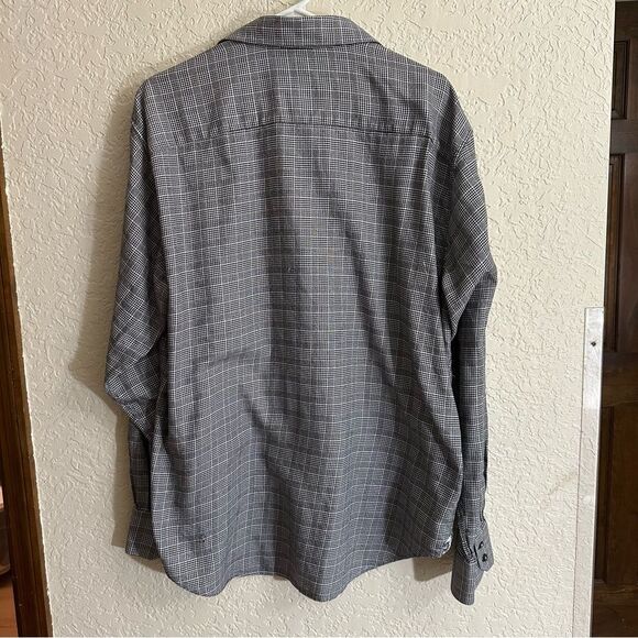 Robert Graham Black and White Plaid Houndstooth Button Down Shirt 2X - Picture 5 of 11